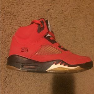 Custom Air Jordan 5 Red